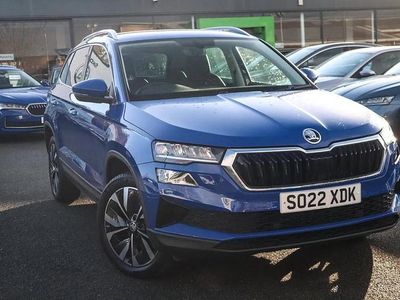 Used Skoda Karoq SE L 108 HP (79 kW) 2022 Blue SUV