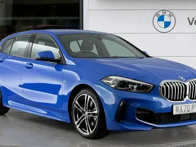 Used BMW 118 M Sport 140 HP (102 kW) 2020 Blue Hatchback