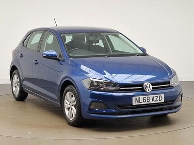 Begagnad VW Polo SE 95 HK (69 kW) 2018 Blå Halvkombi