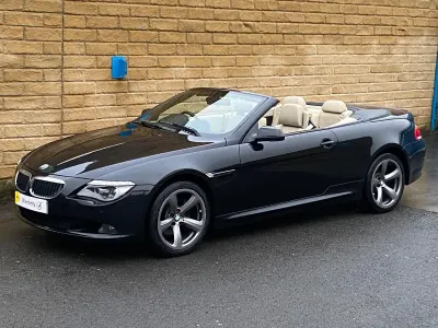 Used BMW 630 Cabriolet Sport Line 2010 Black Cabriolet