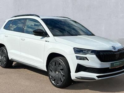 White Used 2022 Skoda Karoq SportLine SUV | £22,580 (Fair price)