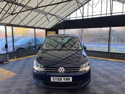Used VW Sharan SE 150 HP (110 kW) 2018 Blue MPV