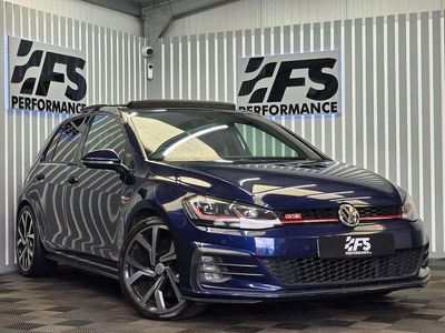 Used VW Golf VII GTI 245 HP (180 kW) 2017 Blue Hatchback