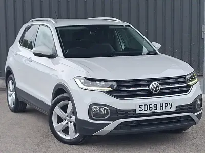 Used VW T-Cross SEL 115 HP (84 kW) 2019 White SUV
