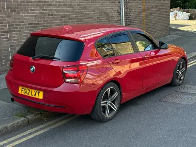 Used BMW 116 Sport Line 2012 Red Hatchback