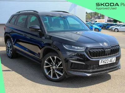 Used Skoda Kodiaq SportLine 110 HP (80 kW) 2023 Black magic pearl effect SUV