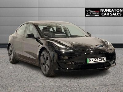 Black Used 2022 Tesla Model 3 Standard Range Sedan | £17,400 (Good price)