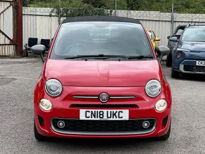 Usado Fiat 500C S 69 HP (50 kW) 2018 Vermelho Cabrios