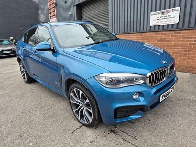 Blue Used 2018 BMW X6 M Sport SUV | £28,495 (Expensive)