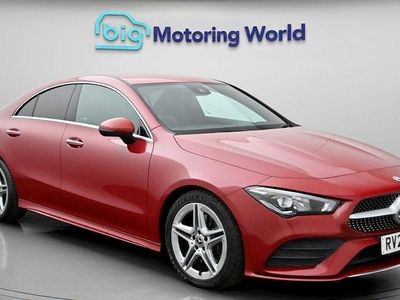Begagnad Mercedes CLA200 AMG line 163 HK (119 kW) 2022 Röd Sportkupé
