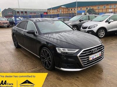 Black Used 2018 Audi A8 S-Line Sedan | £18,457 (Fair price)