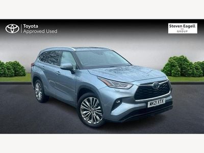 Silver Used 2021 Toyota Highlander SUV | £29,602 (Fair price)