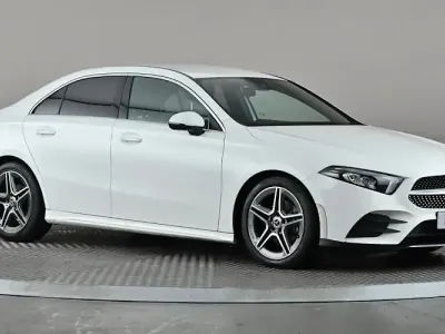 Used Mercedes A200 AMG line 150 HP (110 kW) 2021 White Sedan
