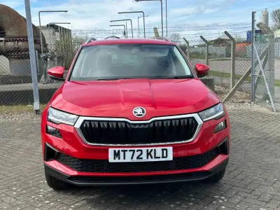 Used Skoda Karoq SE L 150 HP (110 kW) 2022 Velvet red SUV