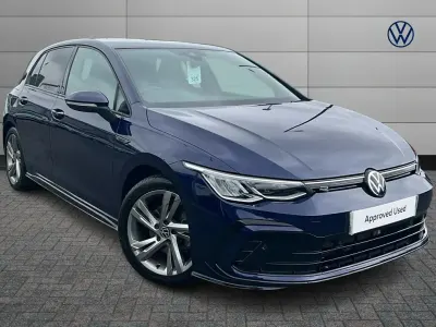 Used VW Golf VIII R-line 147 HP (108 kW) 2021 Blue Hatchback