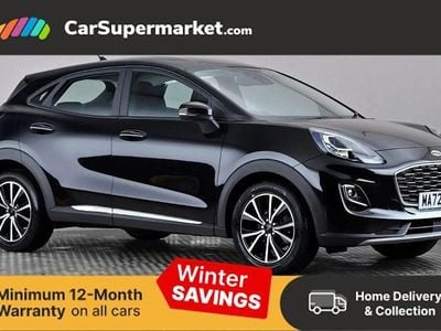 Black Used 2022 Ford Puma Titanium Hatchback | £13,697 (Good price)