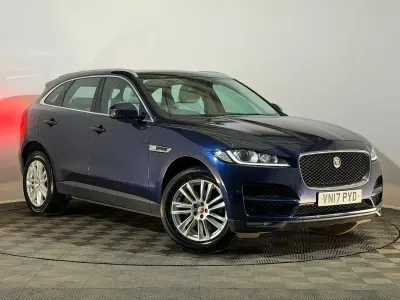 Used Jaguar F-Pace Portfolio 300 HP (220 kW) 2017 Blue SUV