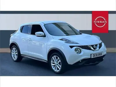 Used Nissan Juke N-Connecta 108 HP (79 kW) 2018 White SUV