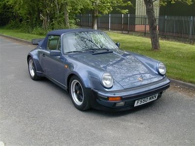 used Porsche 930 911 Ref 8235 9113.3 Turbo Cabriolet G50 Gearbox RHD UK CAR 1 of circa 50 only