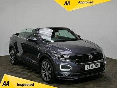 Grey Used 2021 VW T-Roc Cabriolet R-line Cabriolet | £19,000 (Fair price)