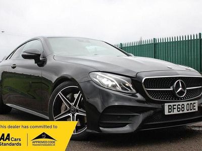 Used Mercedes E300 AMG Line Premium 245 HP (180 kW) 2018 Black Coupe