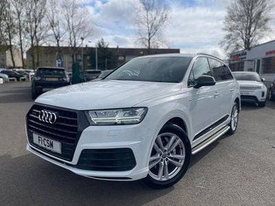 Begagnad Audi Q7 S-Line 272 HK (200 kW) 2018 Vit SUV