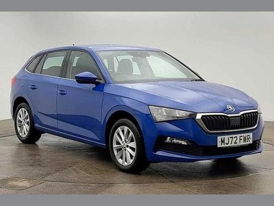 Used Skoda Scala SE Technology 108 HP (79 kW) 2023 Blue Hatchback