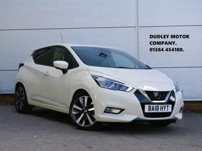 Used Nissan Micra S 90 HP (66 kW) 2018 White Hatchback