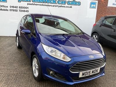 Blue Used 2015 Ford Fiesta Zetec Hatchback | £4,749 (Fair price)