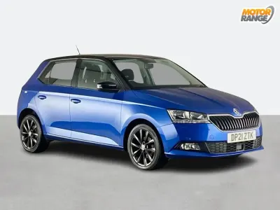 Usado Skoda Fabia Colour Edition 95 CV (69 kW) 2021 Azul Utilitario