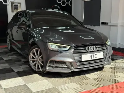 Used Audi A3 Black Edition 150 HP (110 kW) 2019 Grey Sedan