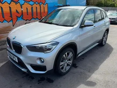 Used BMW X1 Sport Line 190 HP (139 kW) 2018 Silver SUV