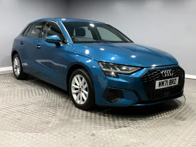 Used Audi A3 Sportback Performance 110 HP (80 kW) 2022 Blue Hatchback