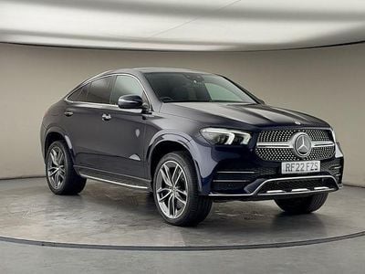 Used Mercedes GLE400 AMG line 330 HP (242 kW) 2022 Cavansite blue Coupe