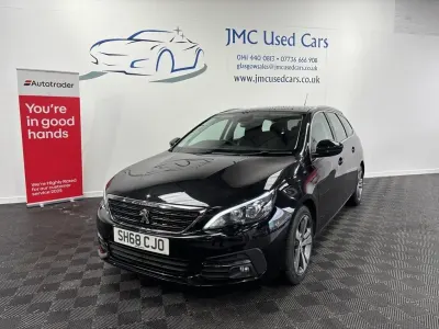 Used Peugeot 308 Allure 130 HP (95 kW) 2018 Black Estate