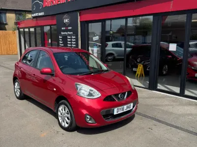 Used Nissan Micra Acenta 80 HP (58 kW) 2016 Red Hatchback