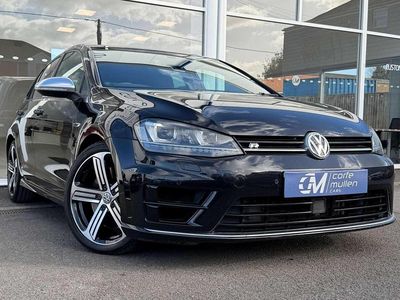 Begagnad VW Golf VII R 2016 Svart Halvkombi