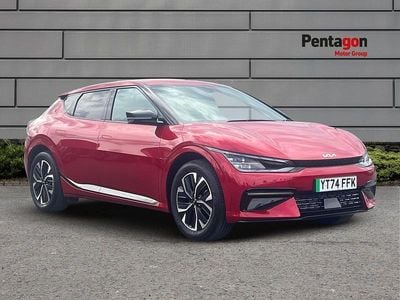 Solid runway red Used 2024 Kia EV6 GT-Line SUV | £29,398 (A bit pricey)