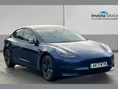 Blue Used 2021 Tesla Model 3 Long Range AWD Sedan | £21,250 (Fair price)