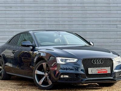 Used Audi A5 Black Edition 177 HP (130 kW) 2014 Blue Coupe