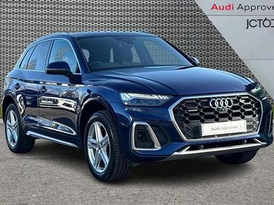 Used Audi Q5 S-Line 200 HP (147 kW) 2022 Blue SUV