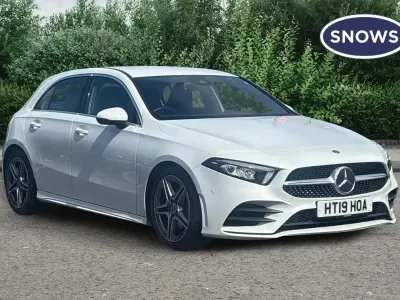 Used Mercedes A180 Executive 136 HP (100 kW) 2019 White Hatchback