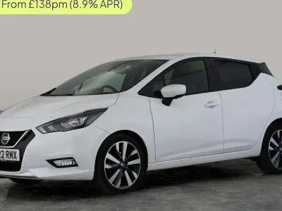 Used Nissan Micra Tekna 92 HP (67 kW) 2022 White Hatchback