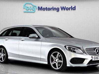 Begagnad Mercedes C220 AMG line 170 HK (125 kW) 2016 Silver Kombi
