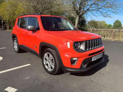 Used Jeep Renegade Limited 180 HP (132 kW) 2020 Orange SUV