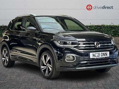 Used VW T-Cross R-line 110 HP (80 kW) 2021 Black SUV