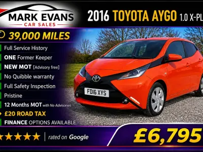 Used Toyota Aygo X-play 2016 Orange Hatchback