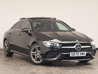 Used Mercedes CLA200 AMG Line Premium Plus 163 HP (119 kW) 2020 Black Coupe