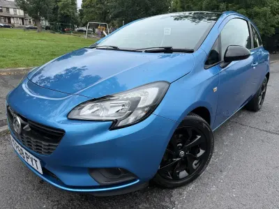 Used Vauxhall Corsa 75 HP (55 kW) 2019 Blue Hatchback