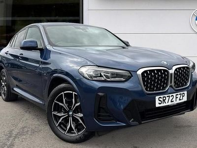 Blue Used 2022 BMW X4 M Sport SUV | £35,844 (Fair price)